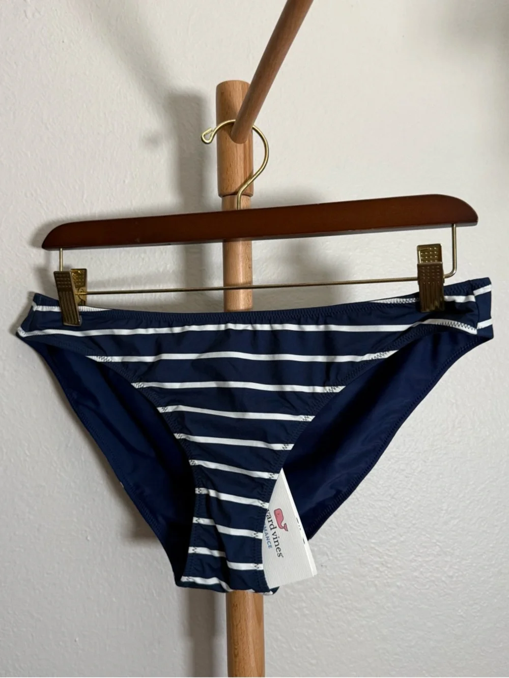 Vineyard Vines Navy Blue & White Striped Swimsuit 2 Pieces Set Women’s Size XS/S - Picture 2 of 6